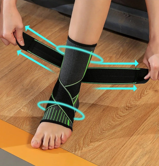 Chevillère de Compression Ajustable | Maintien Optimal pour Sport et Fitness